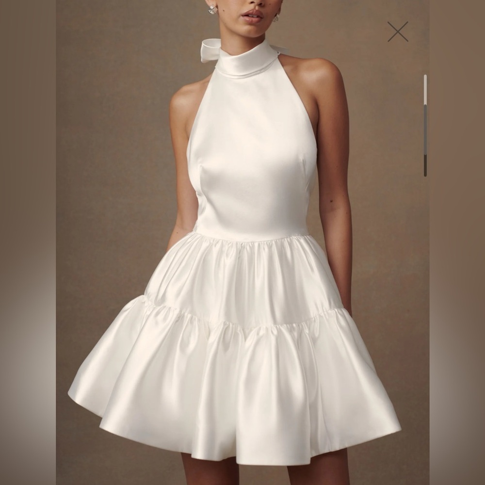 MESHKI Dorota Mini Halter Dress